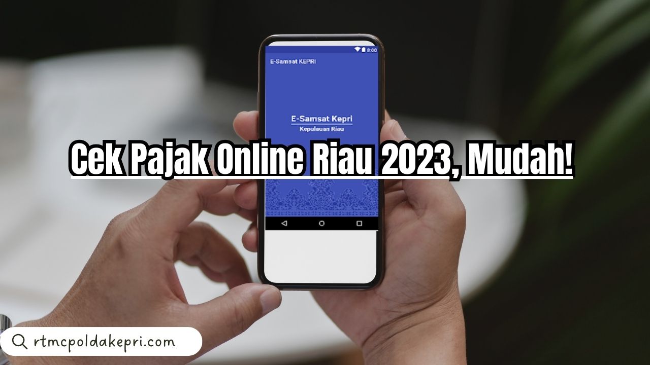 Cek Pajak Online Riau