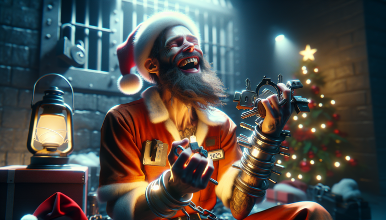 alt_text: Poster Remisi Natal 2025: Sukacita dan harapan baru bagi narapidana di balik jeruji.