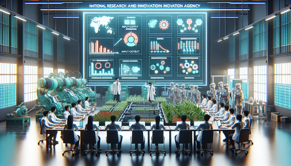 "alt_text": "Grafik analisis input-output untuk strategi manufaktur hijau di sektor industri."