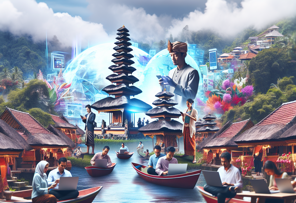alt_text: Pelaku usaha di Bali memanfaatkan teknologi digital untuk berkembang dan bersaing di pasar global.