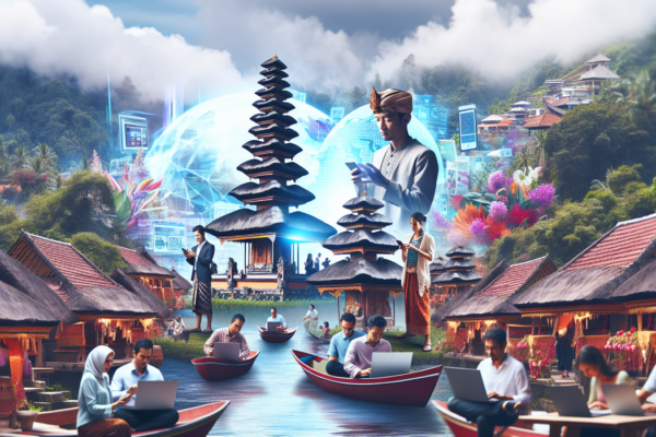 alt_text: Pelaku usaha di Bali memanfaatkan teknologi digital untuk berkembang dan bersaing di pasar global.