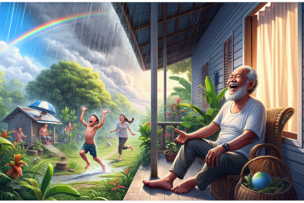 alt_text: BMKG: Cuaca lebih sejuk, hujan lebat diprediksi melanda Kalimantan Tengah.