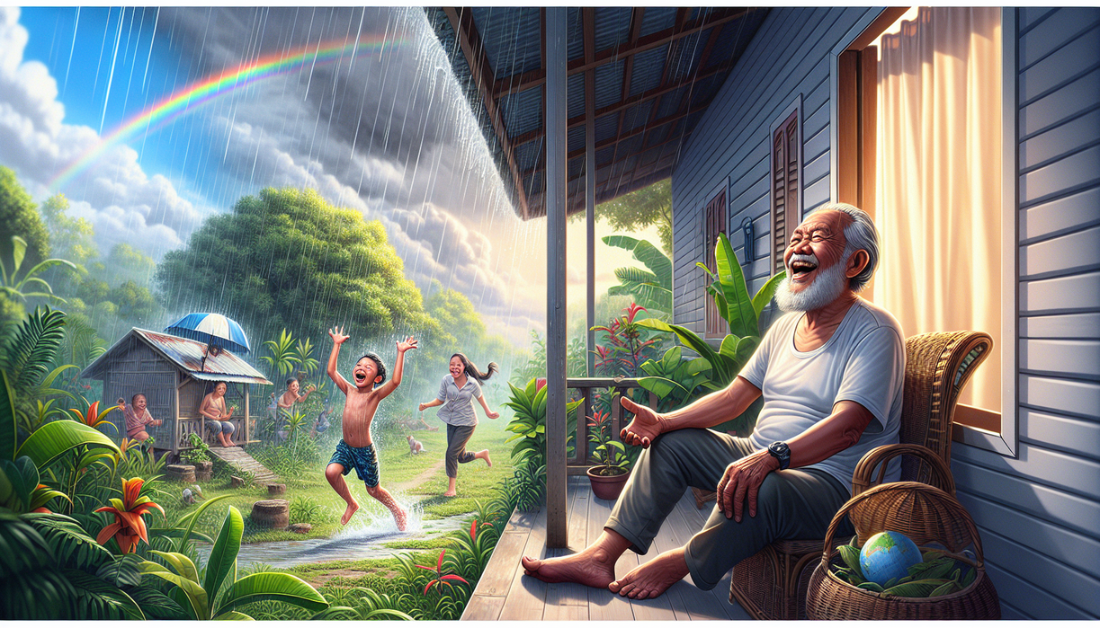 alt_text: BMKG: Cuaca lebih sejuk, hujan lebat diprediksi melanda Kalimantan Tengah.