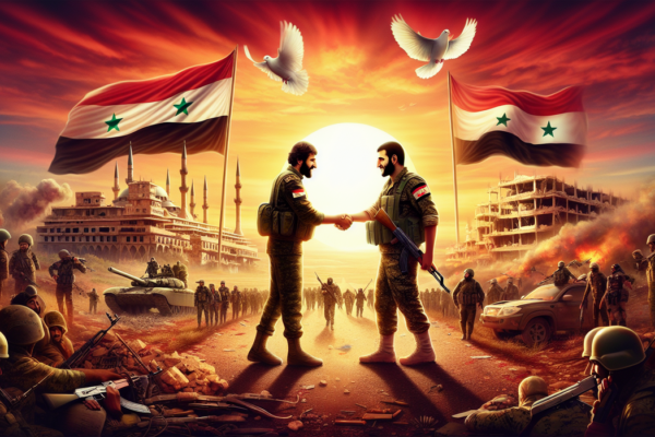 alt_text: Gencatan senjata di Suriah membawa harapan baru bagi perdamaian di Timur Tengah.