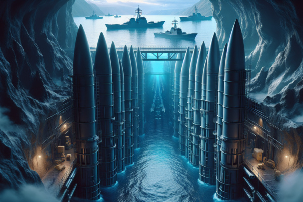 "Rudal bawah laut Iran memicu ketegangan geopolitik internasional."