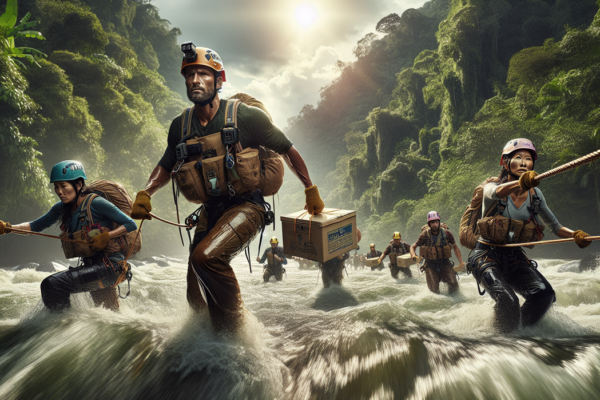 Relawan di Meulaboh mengangkat genset, simbol harapan yang menyala untuk masyarakat. Nama: alt_text