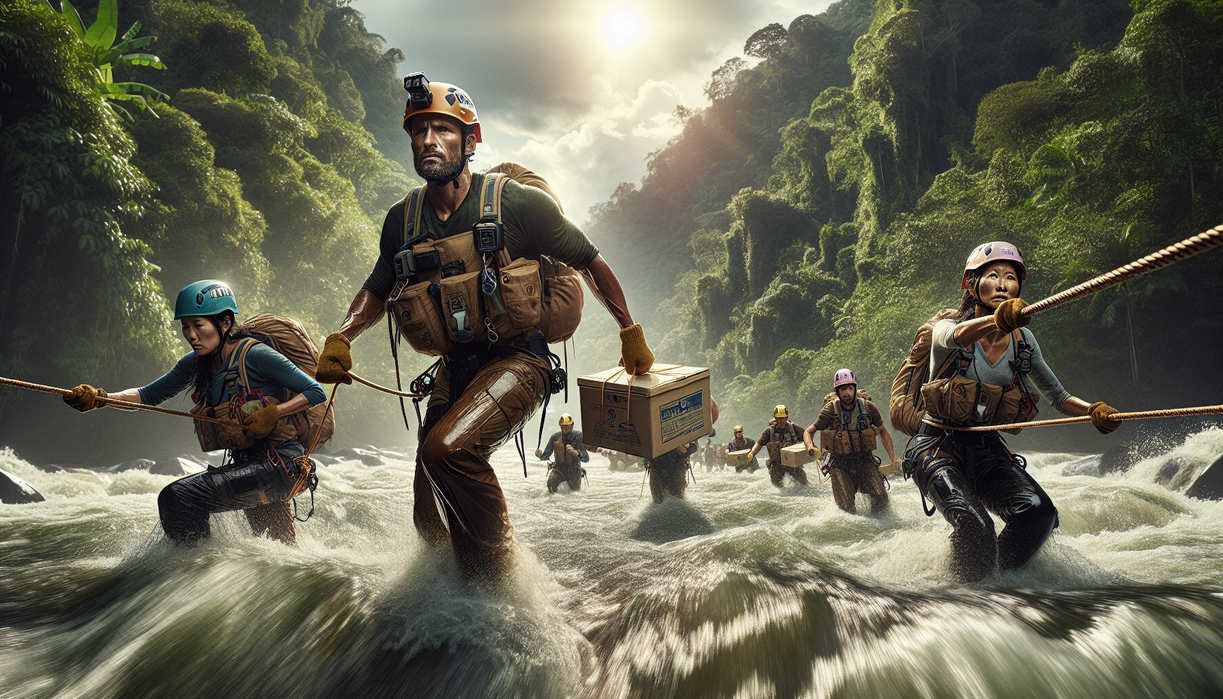 Relawan di Meulaboh mengangkat genset, simbol harapan yang menyala untuk masyarakat. Nama: alt_text