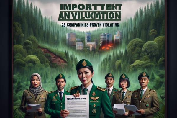 alt_text: Grafik penjualan hijau melonjak, menabrak batas ilustratif hutan.