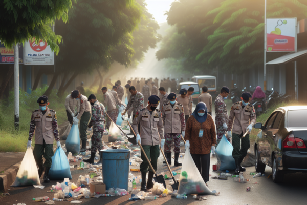 alt_text: Polda Kalteng bagikan bantuan kepada warga terdampak kebakaran di daerah setempat.