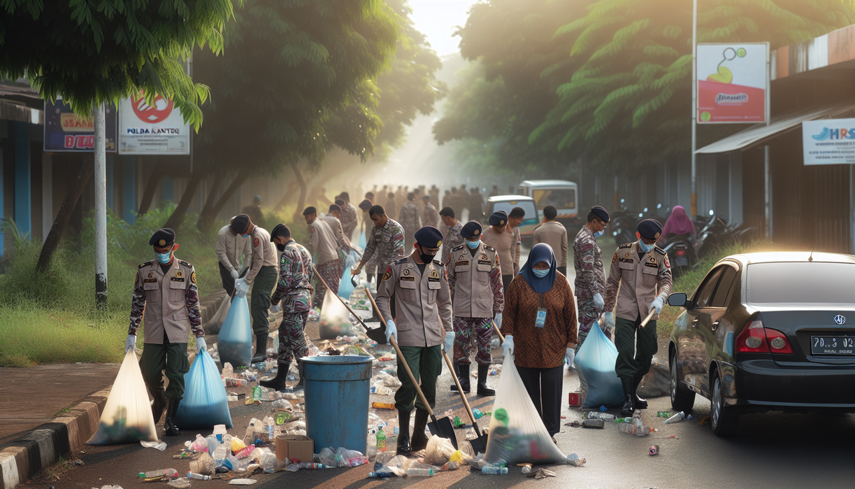 alt_text: Polda Kalteng bagikan bantuan kepada warga terdampak kebakaran di daerah setempat.