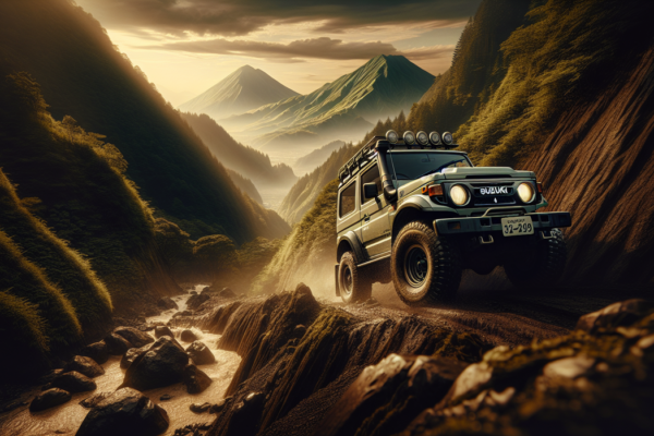 alt_text: Jimny 5 Door di IIMS 2026, ikon off-road dirancang untuk era pembuatan konten.