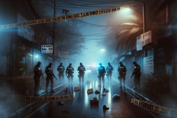 "alt_text": "Mayat ditemukan terluka di Jalur Tjilik Riwut, penyebab kematian masih diselidiki."