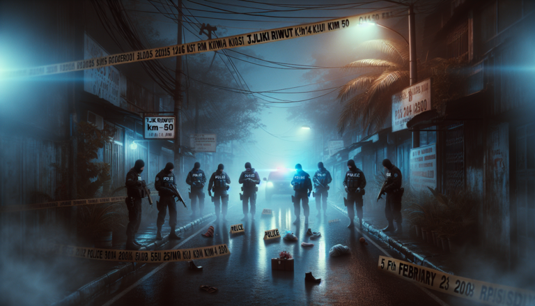 "alt_text": "Mayat ditemukan terluka di Jalur Tjilik Riwut, penyebab kematian masih diselidiki."