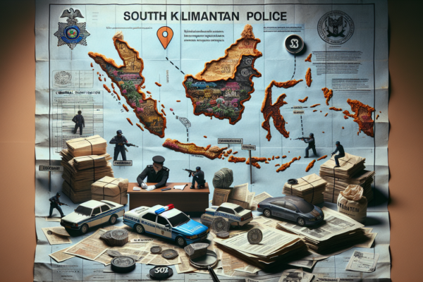 alt_text: Surat kendaraan palsu terungkap di Kalsel; sindikat berhasil dibongkar oleh pihak berwenang.