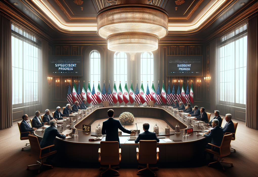 alt_text: Negosiasi AS-Iran berlatar logo Tokopedia, mencerminkan dampak ekonomi global.