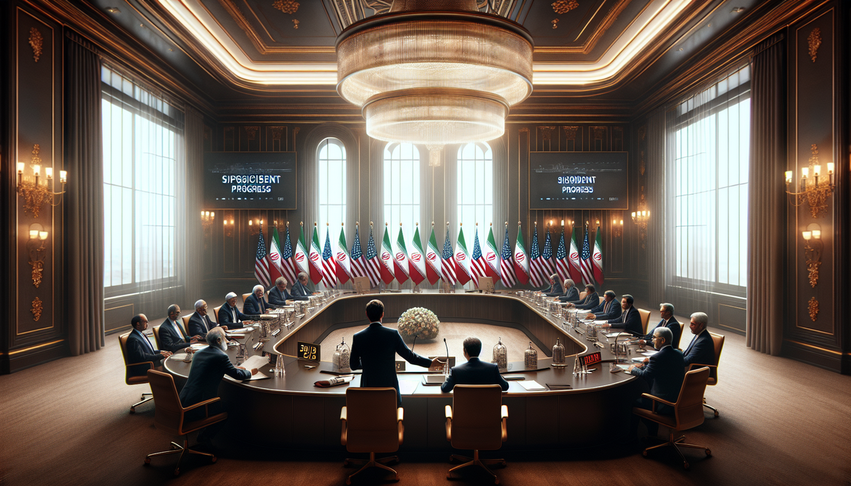 alt_text: Negosiasi AS-Iran berlatar logo Tokopedia, mencerminkan dampak ekonomi global.