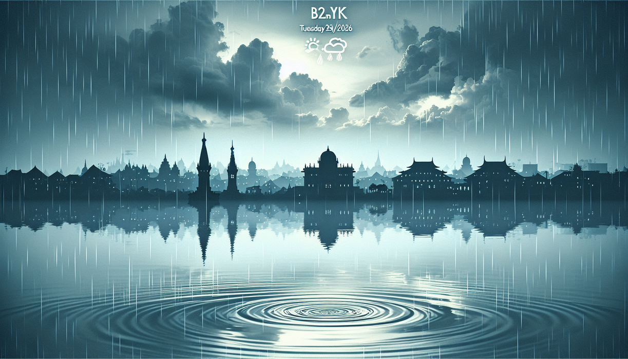 alt_text: "Prakiraan cuaca Jogja: Hujan sepanjang hari dari pagi hingga malam."