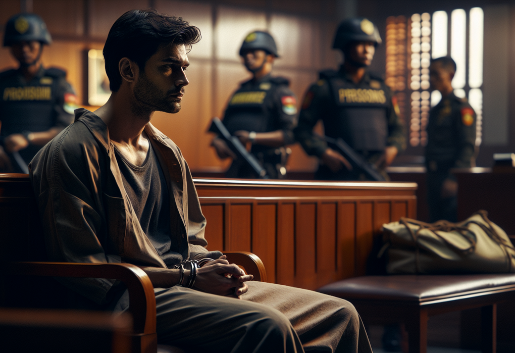 alt_text: Ilustrasi tentang kasus Saleh, Nusakambangan, dan skandal pencucian uang narkotika.