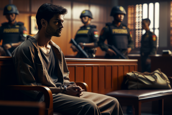 alt_text: Ilustrasi tentang kasus Saleh, Nusakambangan, dan skandal pencucian uang narkotika.