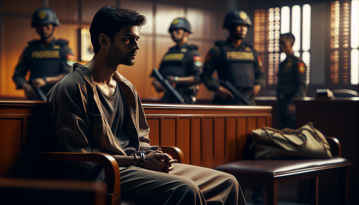 alt_text: Ilustrasi tentang kasus Saleh, Nusakambangan, dan skandal pencucian uang narkotika.