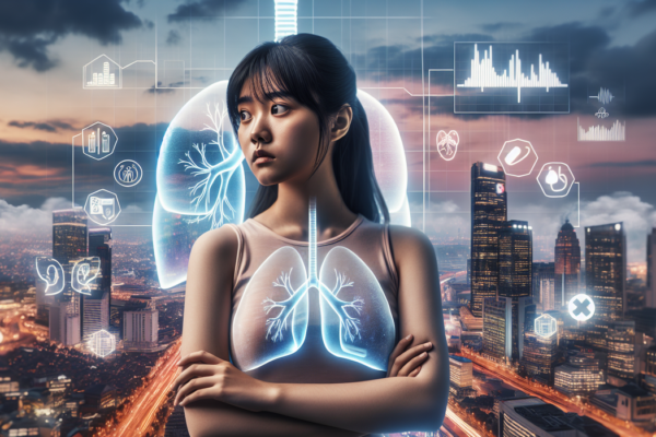 alt_text: Tren kanker paru meningkat, ancaman bagi kaum muda semakin besar.