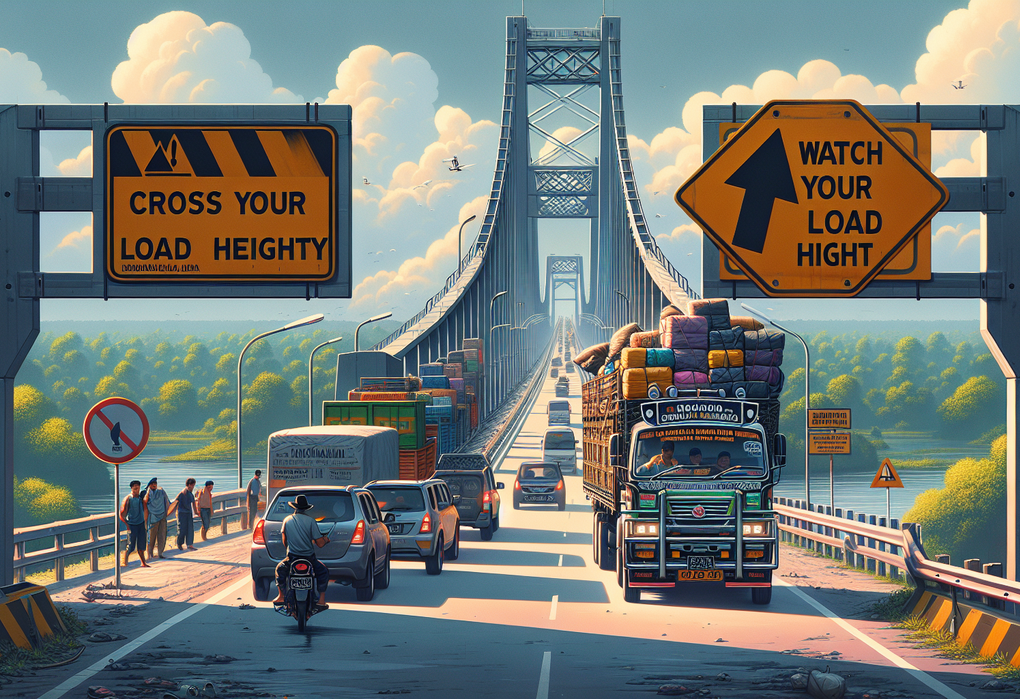 alt_text: Panduan mudik melintasi Jembatan Satui di Kalimantan Selatan, perhatikan rute dan aturan jalan.