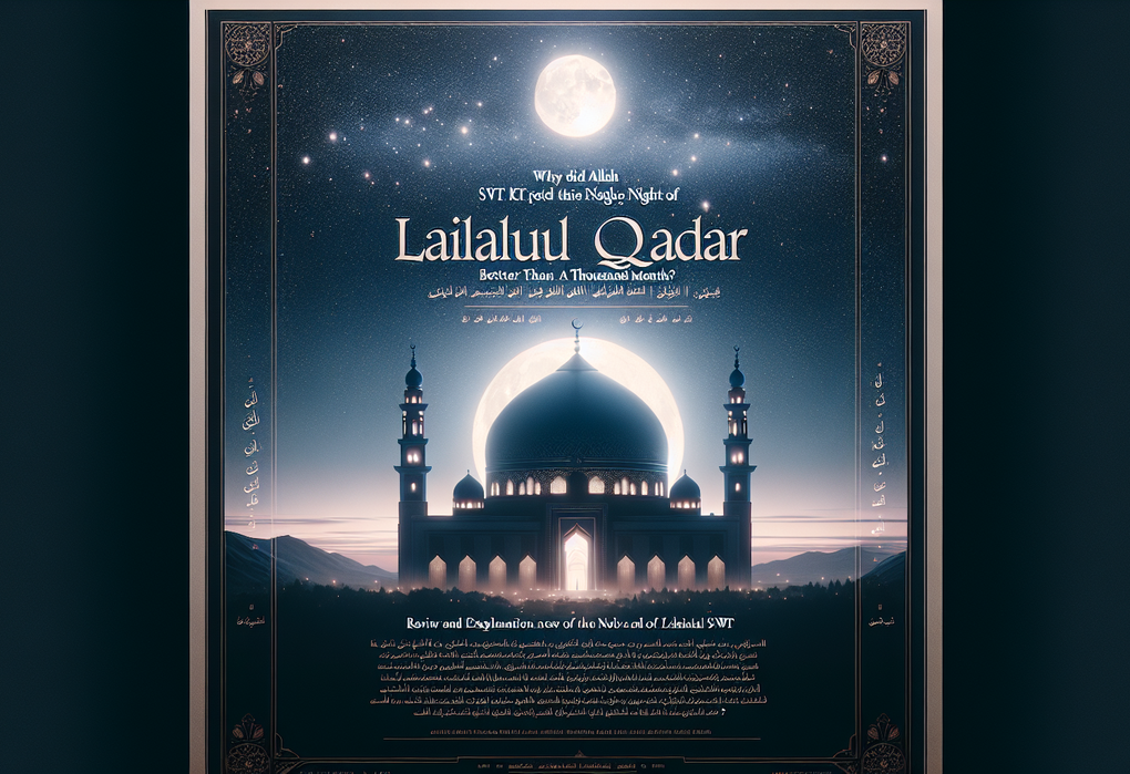 alt_text: Poster acara "Tausyiah Lailatul Qadar dan Rahasia Malam Tersembunyi" dengan detail waktu dan tempat.