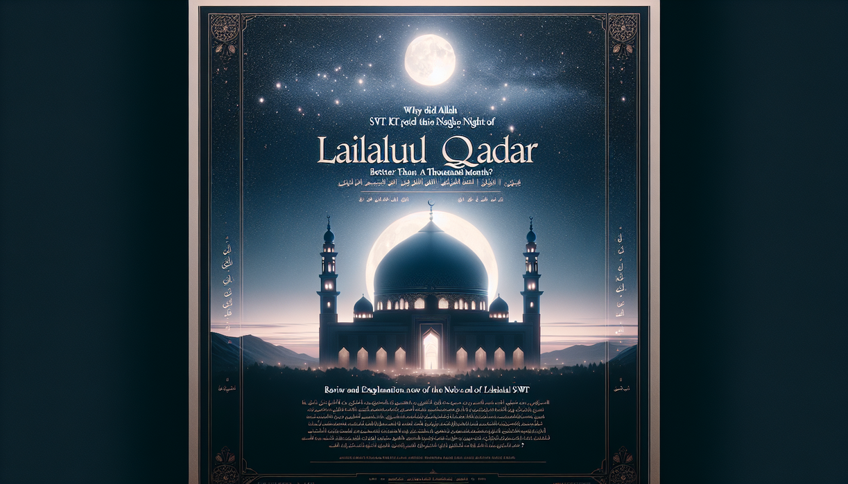 alt_text: Poster acara "Tausyiah Lailatul Qadar dan Rahasia Malam Tersembunyi" dengan detail waktu dan tempat.