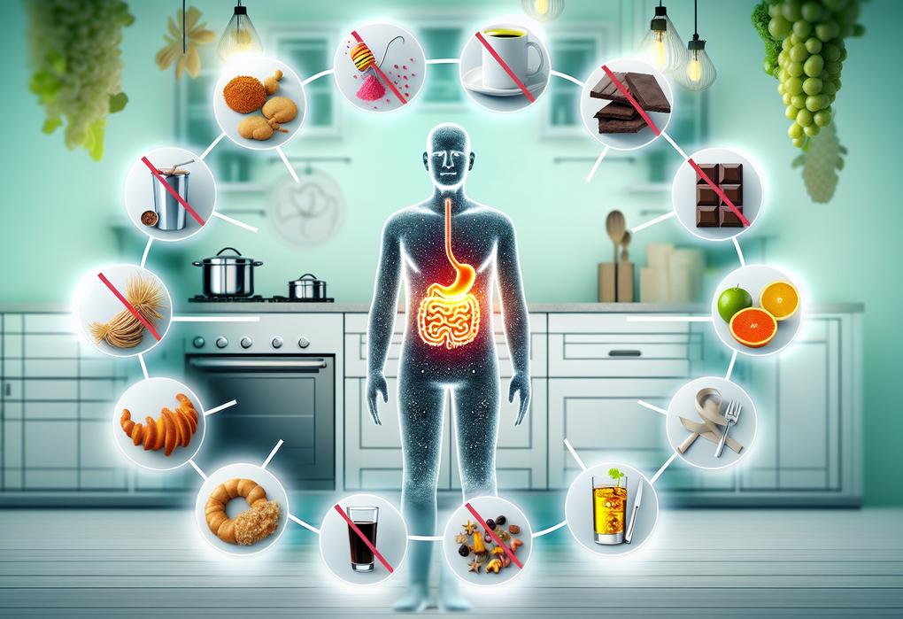alt_text: "Daftar makanan yang harus dihindari saat gejala GERD kambuh."