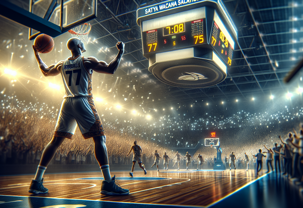 alt_text: Satya Wacana menang dramatis atas Bumi Borneo Hornbills di laga IBL 2026 tandang.