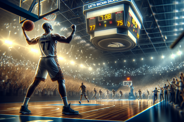 alt_text: Satya Wacana menang dramatis atas Bumi Borneo Hornbills di laga IBL 2026 tandang.