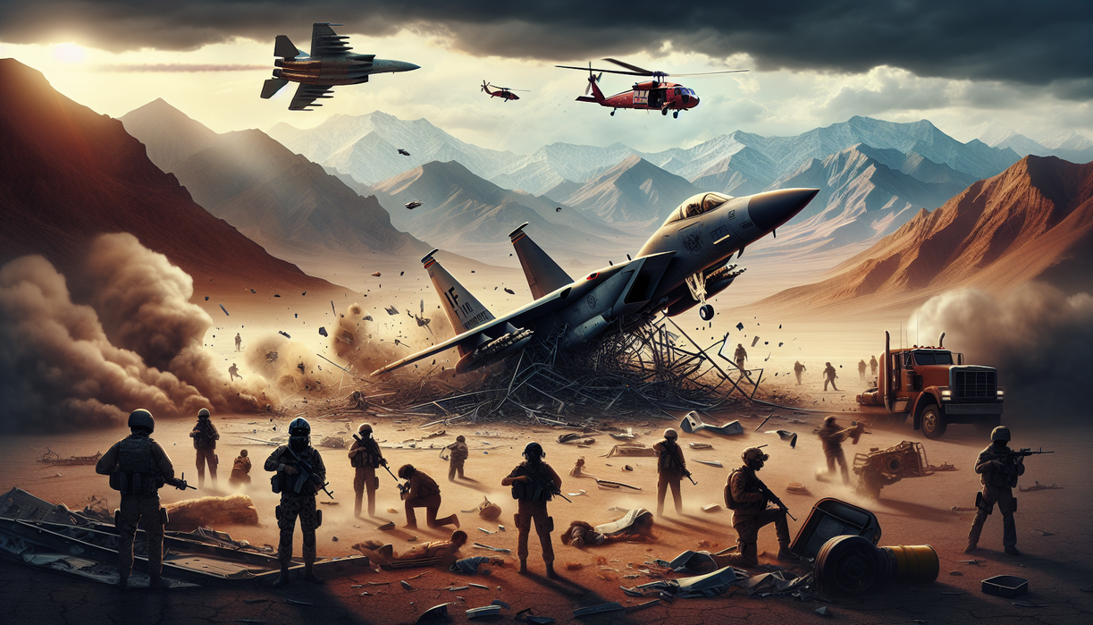 alt_text: Duel tegang Jet F-15 versus senjata rahasia Iran dalam misteri pertahanan udara terkini.