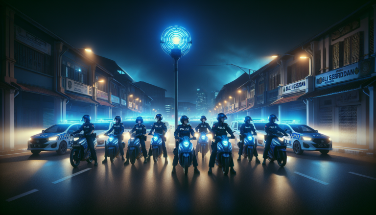 alt_text: Patroli Blue Light dan Chatbot berkolaborasi untuk meningkatkan rasa aman masyarakat.