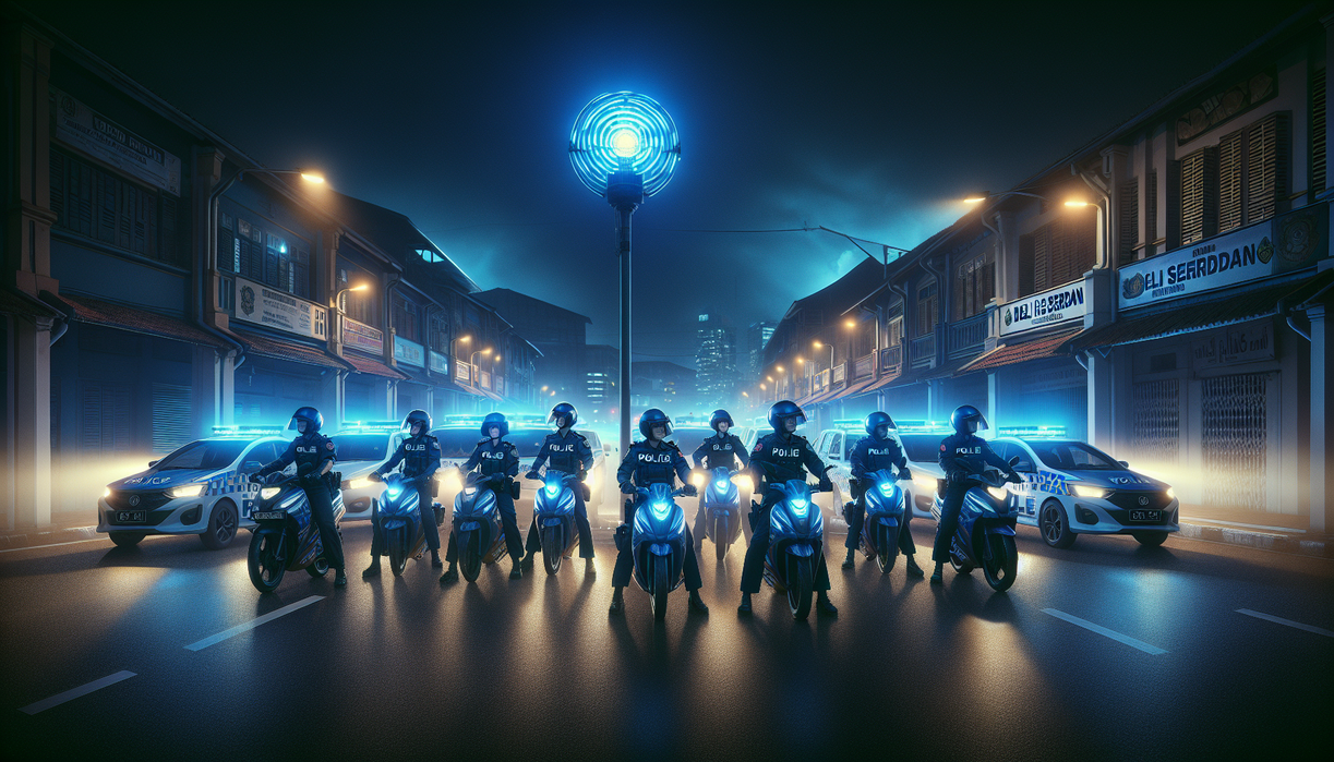 alt_text: Patroli Blue Light dan Chatbot berkolaborasi untuk meningkatkan rasa aman masyarakat.