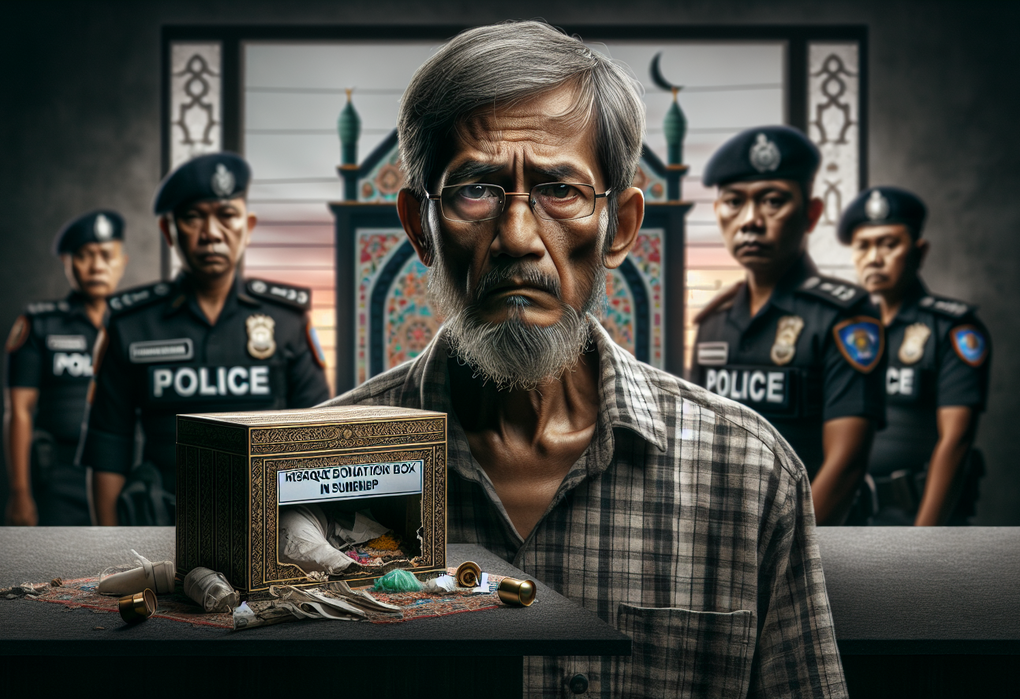 alt_text: Pencurian kotak amal masjid: refleksi masalah sosial masyarakat kita.