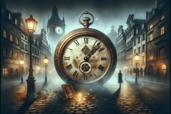 alt_text: "Kantor BUMN dengan banner 'Asuransi Rasa Aman', terdapat grafiti yang merusak suasana."