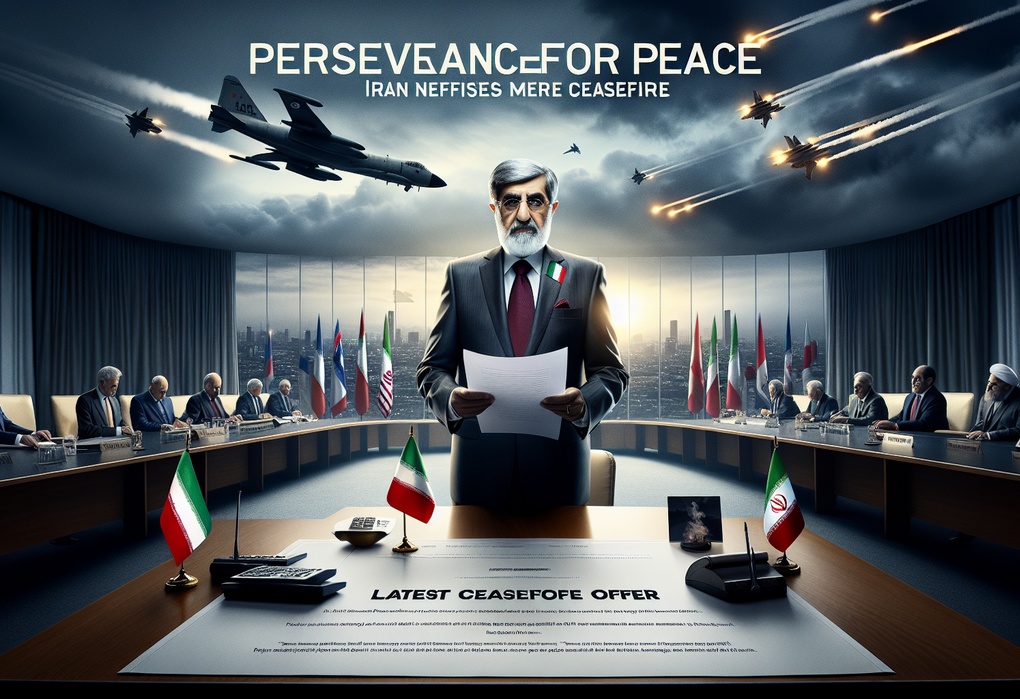 ```alt_text Iran menyerang, gencatan senjata berlangsung, Trump menunjukkan kemarahan terhadap situasi ini. ```