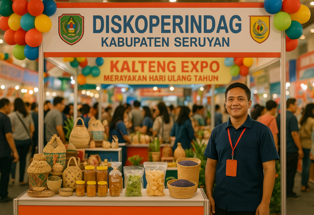 alt_text: Produk UMKM Seruyan: Gula Nipah dan Beras Ungu, fokus pada peningkatan kelas ekonomi.