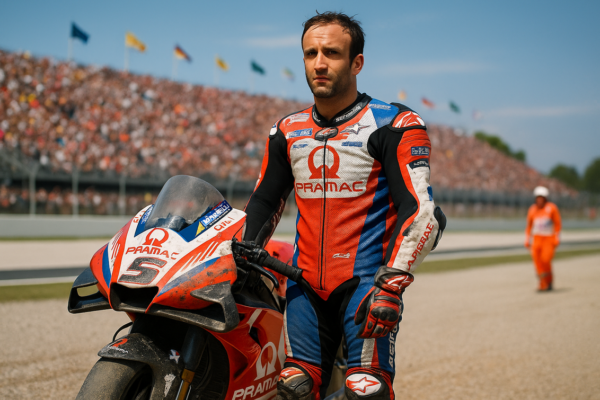 "alt_text": Zarco belajar mengatur keuangan pribadinya usai insiden crash, fokus pada stabilitas finansial.