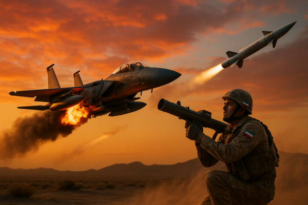 alt_text: Jejak rudal China terkait jatuhnya pesawat F-15 AS.