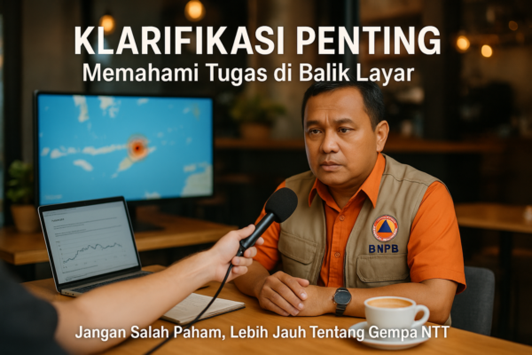 Pejabat BNPB di kafe, soroti etika dan empati publik dalam konteks viralnya.